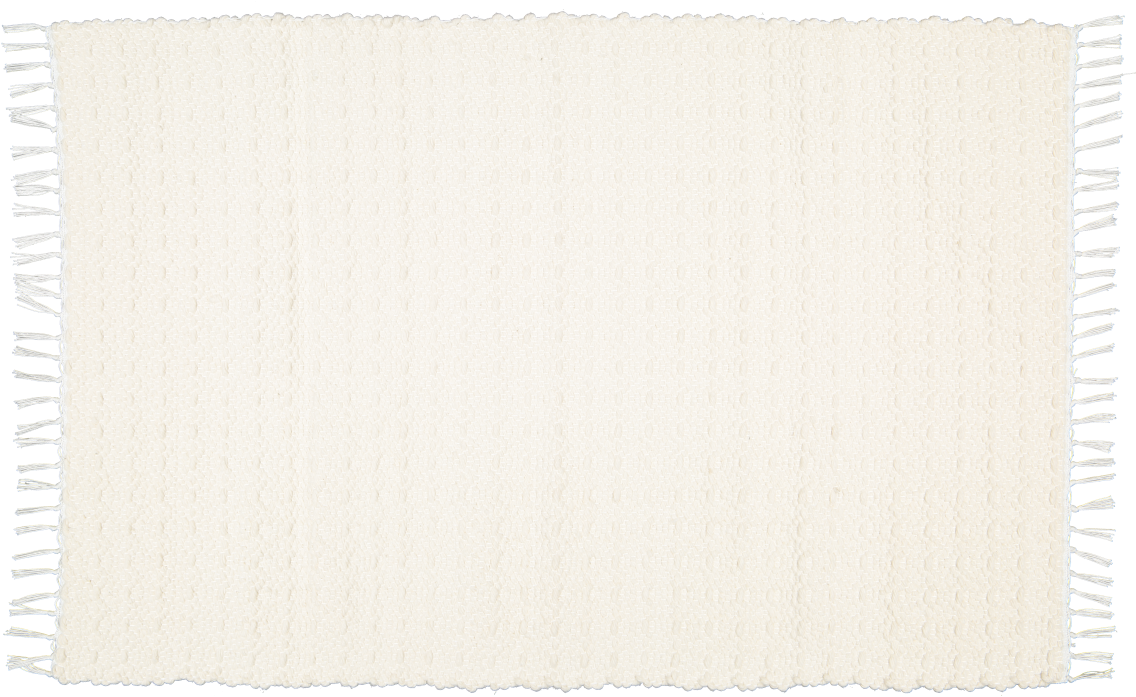 Handwoven Cotton Dhurrie Twill Natural (undyed) | Amelia Jackson