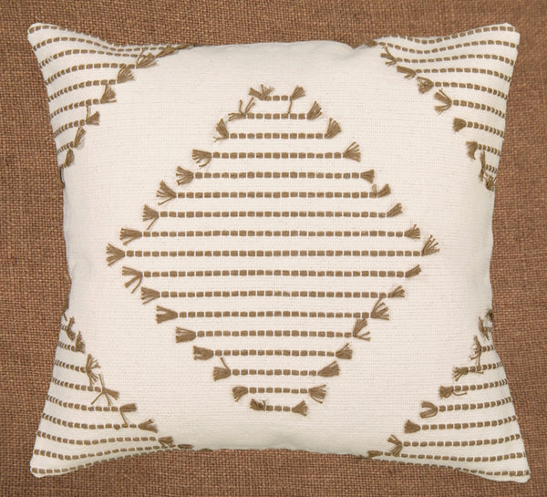 Hand woven scatter cushion cover  60 x 60cm - Diamond Pattern