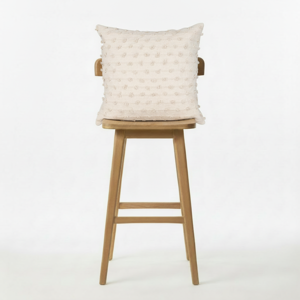 SCU011 Natural bobbles cushion cover