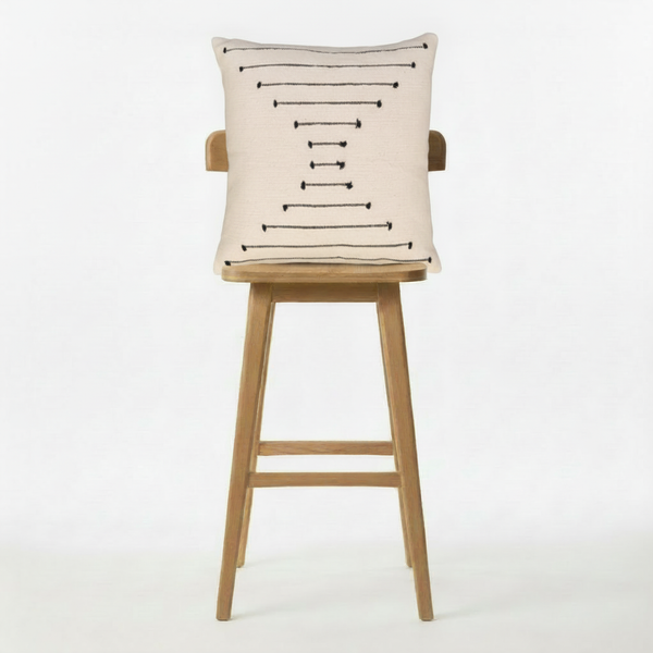 SCU013 Black chevron cushion cover