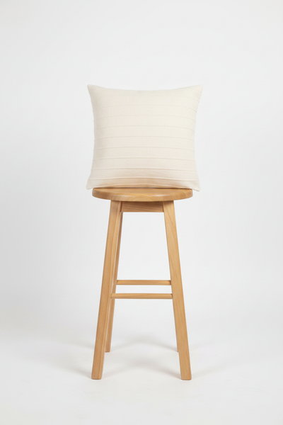 SCU024 Natural Ridges cushion cover on full bar stool