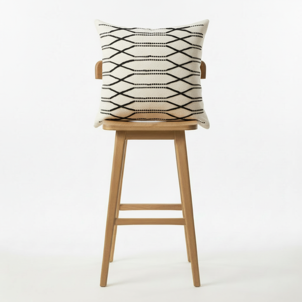 SCU032 cushion cover upright on bar stool