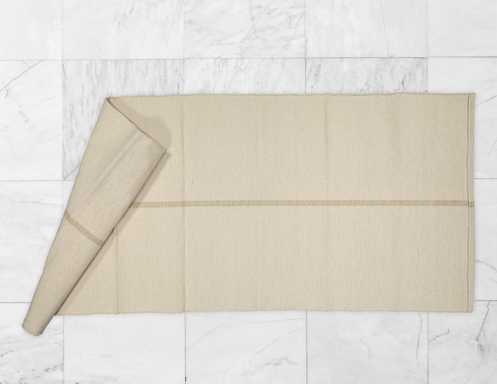 Handwoven Yoga Mat 100% cotton Natural