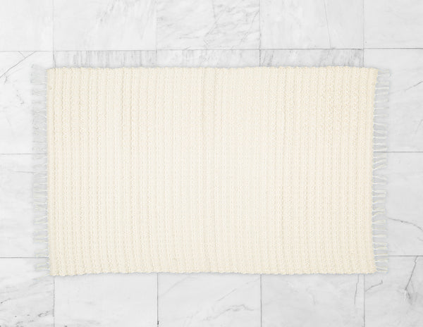 Dhurrie Waffle Weave, Natural - Amelia Jackson Industries South Africa