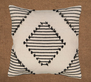 Hand woven scatter cushion cover  60 x 60cm - Diamond Pattern