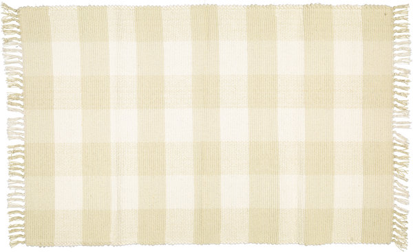 Dhurrie Tabby Natural and Taupe Checks - Amelia Jackson Industries South Africa