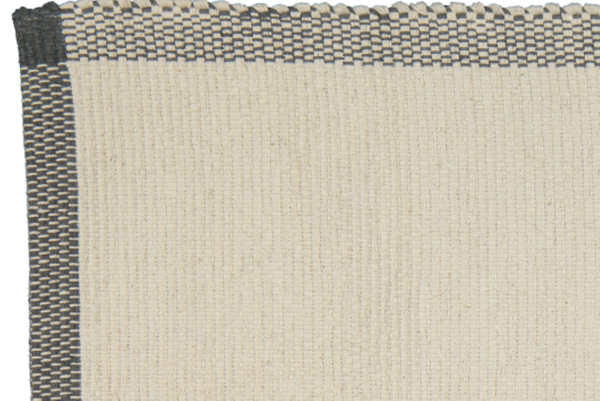 Bathmat Pebble Weave, Natural with a Charcoal Border - Amelia Jackson Industries South Africa