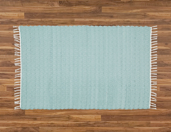 Carpet - Cotton Dhurrie Twill Duck Egg - Amelia Jackson Industries South Africa