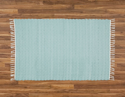 Carpet - Cotton Dhurrie Twill Duck Egg - Amelia Jackson Industries South Africa