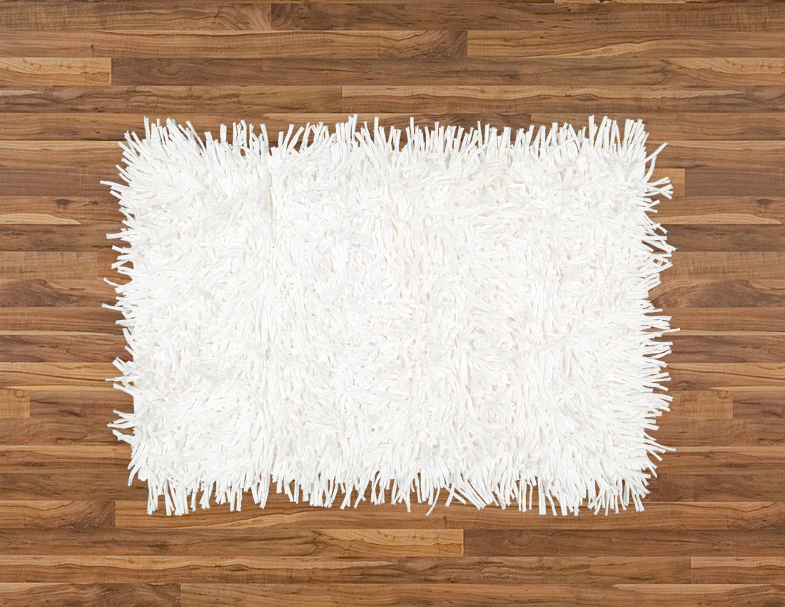 Shaggy White Rug - Amelia Jackson Industries South Africa