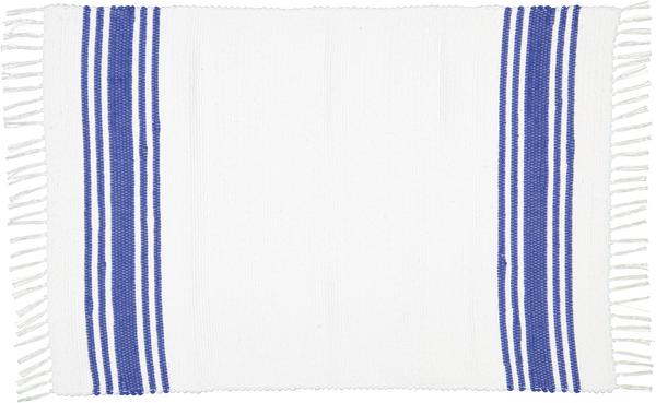 Dhurrie Tabby Rug in our Beach House Pattern - Amelia Jackson Industries South Africa