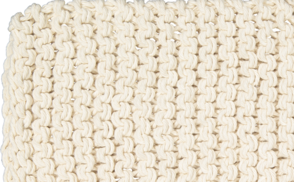 Chunky Knit Bathmat Dhurrie, Natural. - Amelia Jackson Industries South Africa