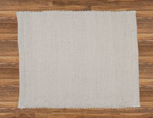 Placemat and Table Runners Dhurrie Tabby Grey