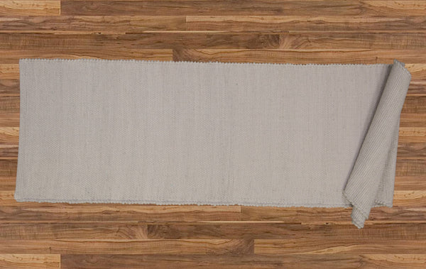 Placemat and Table Runners Dhurrie Tabby Grey