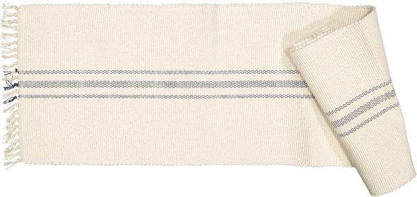 Table Runner, Natural with Navy Stripe - Amelia Jackson Industries South Africa